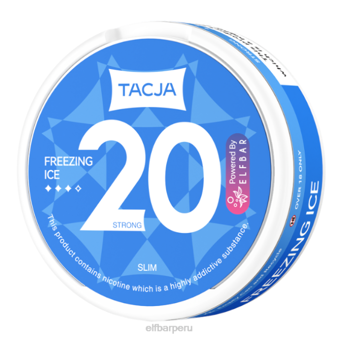 Bolsa de nicotina elfbar tacja - hielo congelado - 1 paquete - 12 mg/g 06XD228