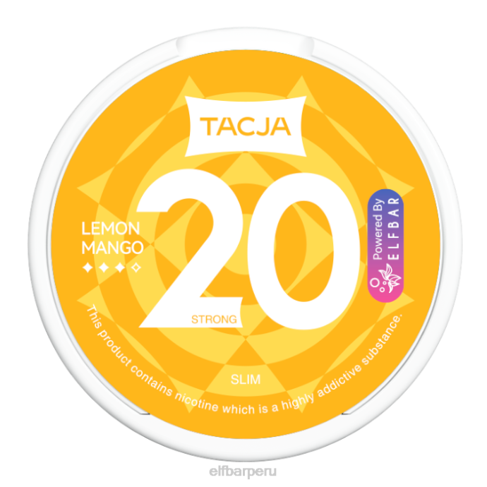 Bolsa de nicotina elfbar tacja - mango limón - 1 unidad - 20 mg/g 06XD224