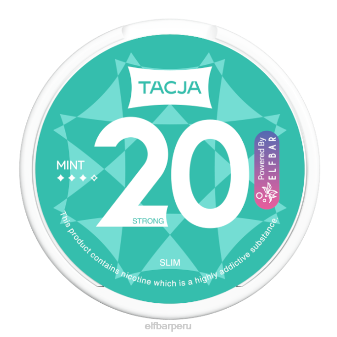 Bolsa de nicotina elfbar tacja - menta - 1 paquete - 12 mg/g 06XD231