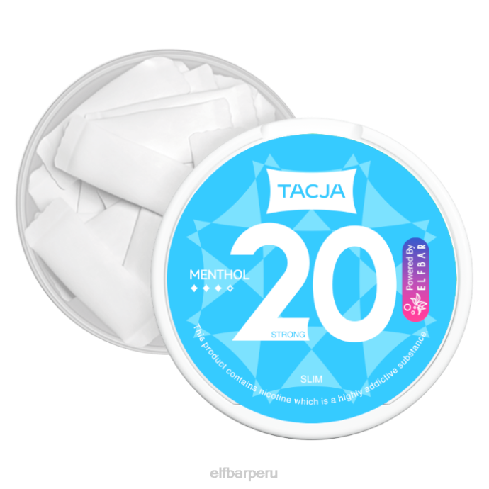 Bolsa de nicotina elfbar tacja - mentol - 1 paquete - 12 mg/g 06XD221
