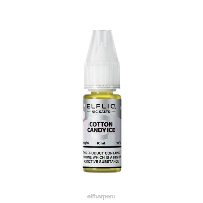 elfbar elfliq algodón de azúcar hielo sales nic - 10ml-10 mg/ml 06XD213