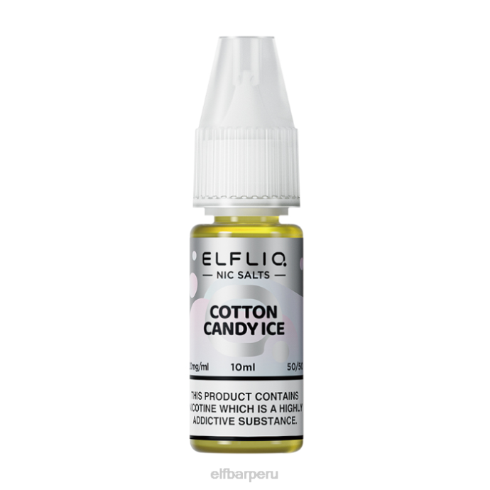 elfbar elfliq algodón de azúcar hielo sales nic - 10ml-20 mg/ml 06XD214