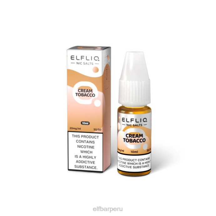 elfbar elfliq crema tabaco sales nic -10ml-20 mg/ml 06XD212
