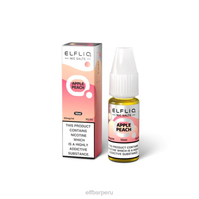 elfbar elfliq sales nic de manzana y melocotón - 20ml-20 mg/ml 06XD220