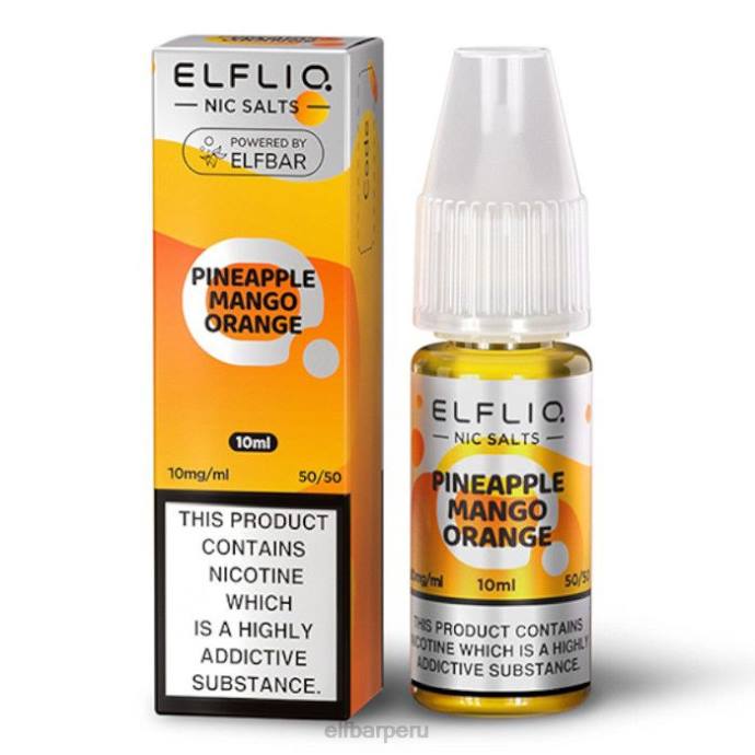 elfbar elfliq sales nic - piña mango naranja - 10ml-10 mg/ml 06XD173