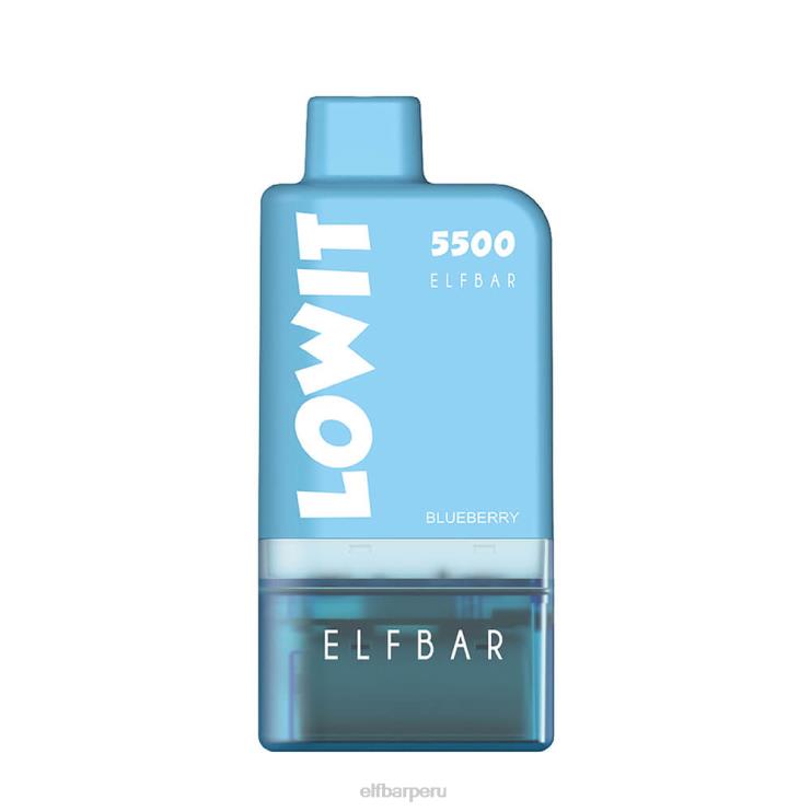 6DJVV126 ELFBAR kit de cápsulas precargadas lowit 5500 2% nic frambuesa azul