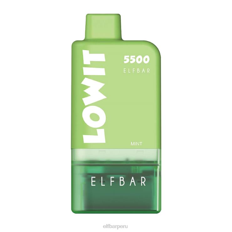 6DJVV127 ELFBAR kit de cápsulas precargadas lowit 5500 2% nic menta