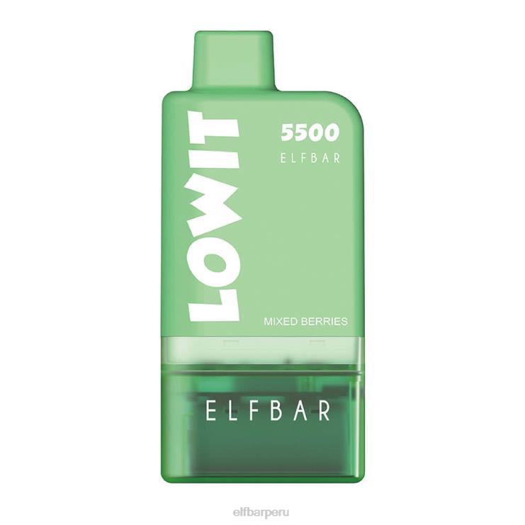 6DJVV129 ELFBAR kit de cápsulas precargadas lowit 5500 2% nic bayas mixtas