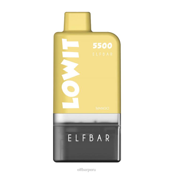 6DJVV133 ELFBAR kit de cápsulas precargadas lowit 5500 2% nic mango