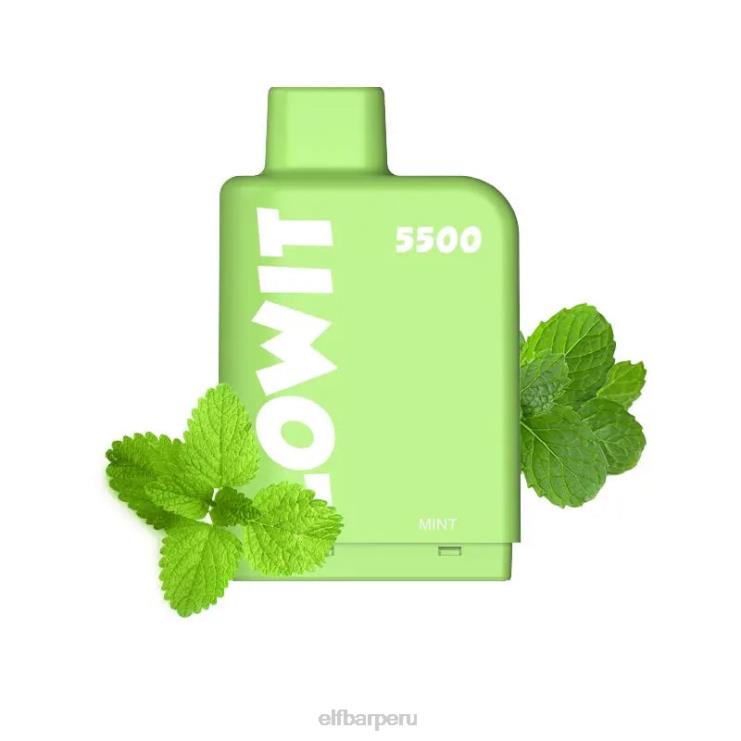 6DJVV141 ELFBAR vaina precargada lowit 5500 inhalaciones 2% nic menta