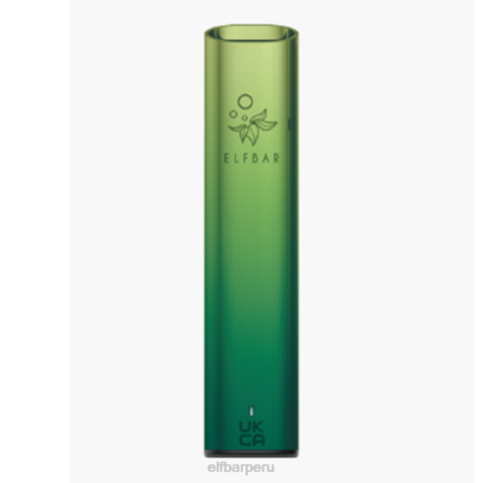 Kit de vapeo elfbar mate 500 pod - batería de 500mah 06XD137 aurora verde