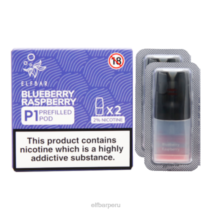 cápsulas precargadas elfbar mate 500 p1 - 20 mg (paquete de 2) xenón 06XD168