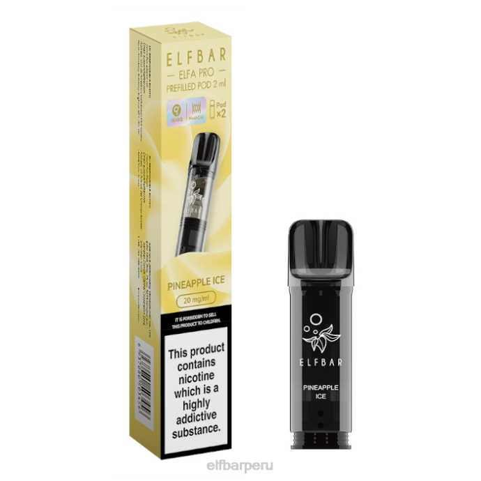 elfbar elfa pro cápsulas precargadas - 20 mg - paquete de 2 06XD85 hielo de piña