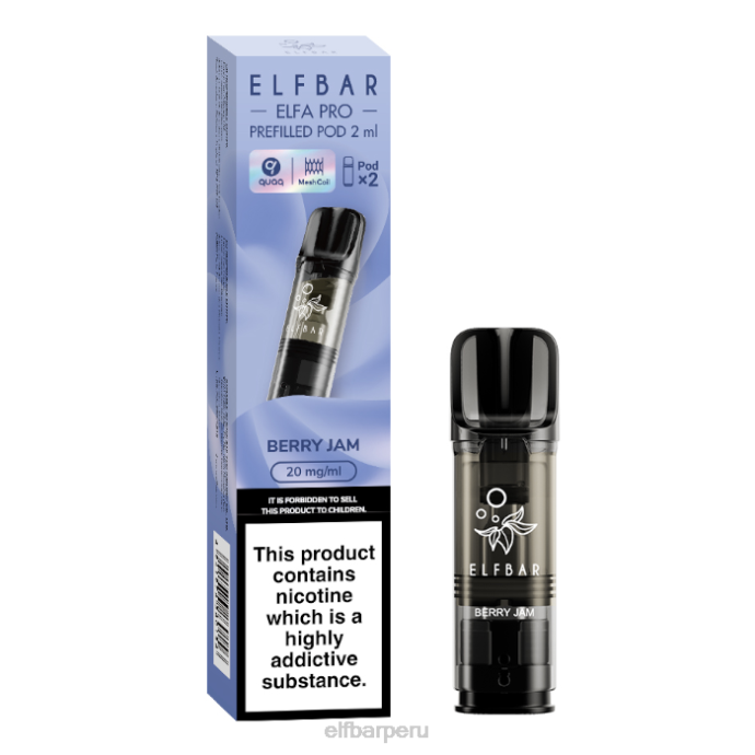 elfbar elfa pro cápsulas precargadas - 20 mg - paquete de 2 06XD98 nieve de arándanos