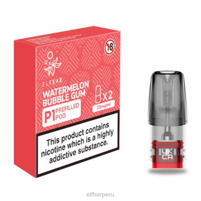 elfbar mate 500 p1 vainas precargadas - 20 mg (paquete de 2) chicle de sandía 06XD159