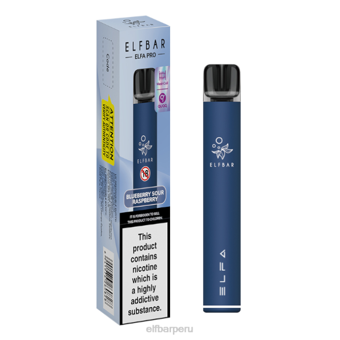 kit elfbar elfa pro pod - recargable 06XD69 vaina precargada azul marino + agria de arándanos