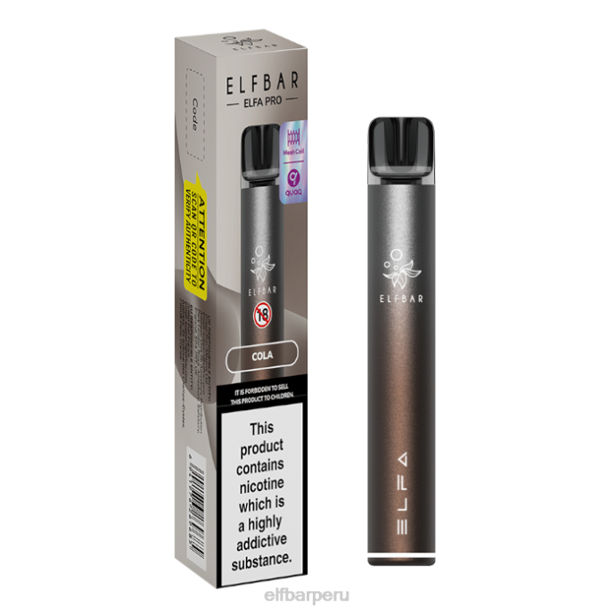 kit elfbar elfa pro pod - recargable 06XD71 Marrón crepuscular + vaina precargada de cola