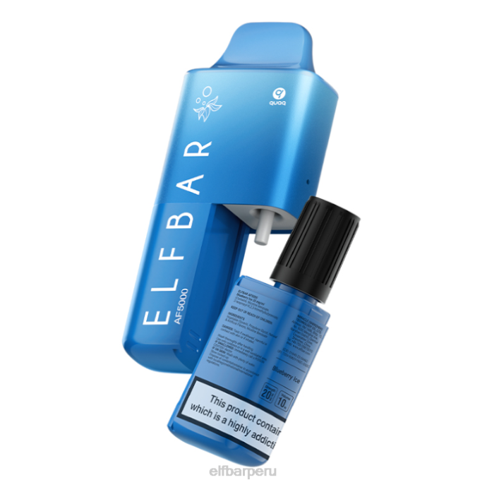 kit precargado elfbar af5000 - 20 mg 06XD55 hielo de arándanos