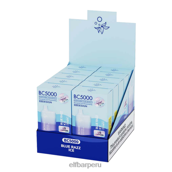PF60H10 ELFBAR blue razz ice eb bc5000 consumidor - individual - 40 mg