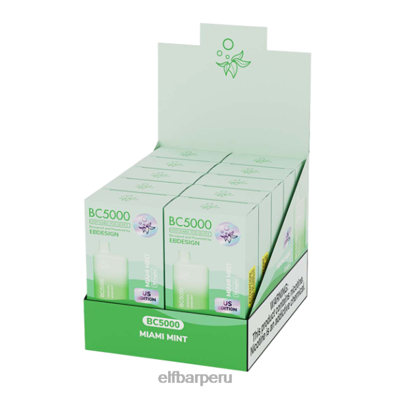 PF60H14 ELFBAR miami mint eb bc5000 consumidor - 50 mg - individual