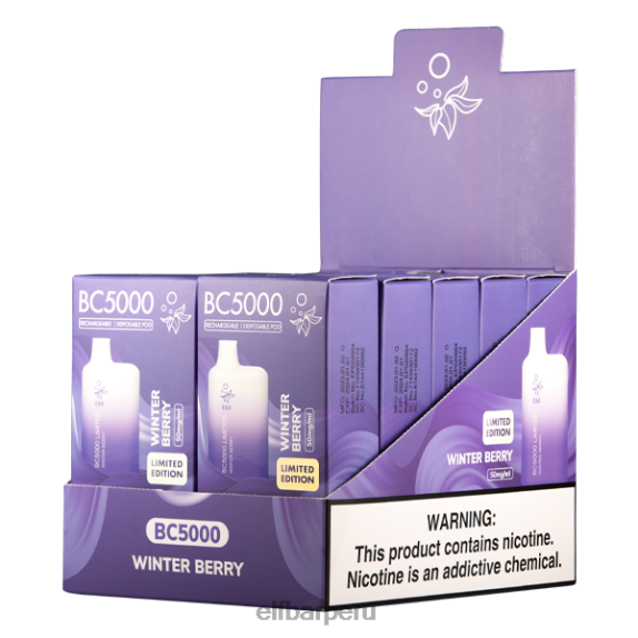 PF60H48 ELFBAR Winter Berry bc5000 consumidor - 50 mg - individual