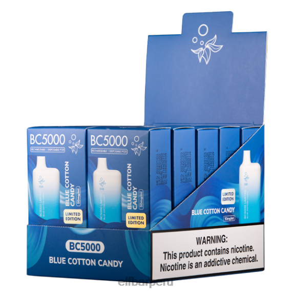 PF60H50 ELFBAR Algodón de azúcar azul bc5000 consumidor - 50 mg - individual