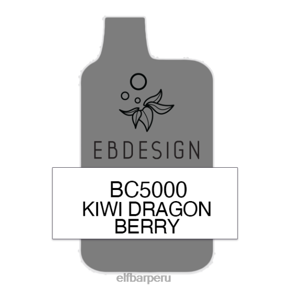 PF60H59 ELFBAR kiwi dragon berry 5000 consumidor - single