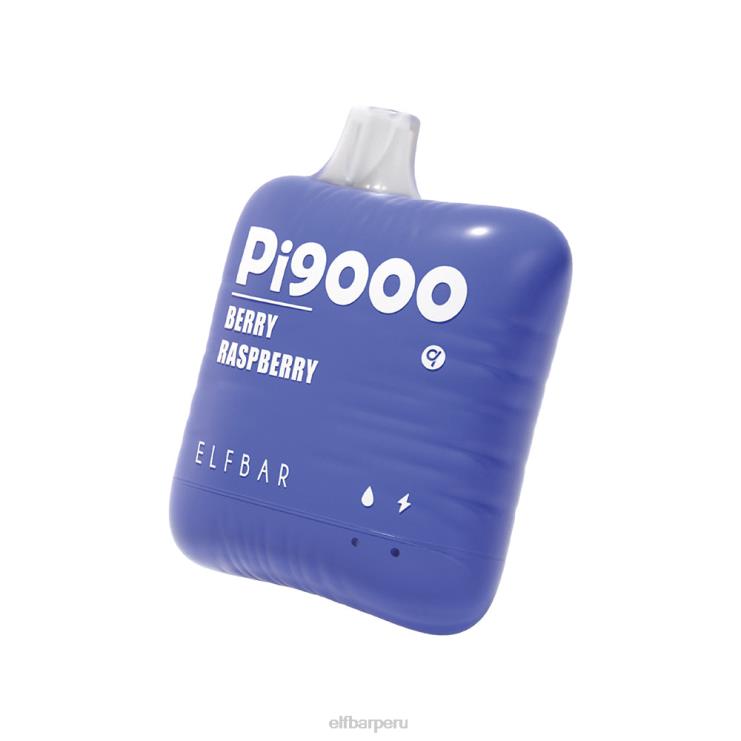 6DJVV102 ELFBAR pi9000 vaporizador desechable 9000 inhalaciones frambuesa baya