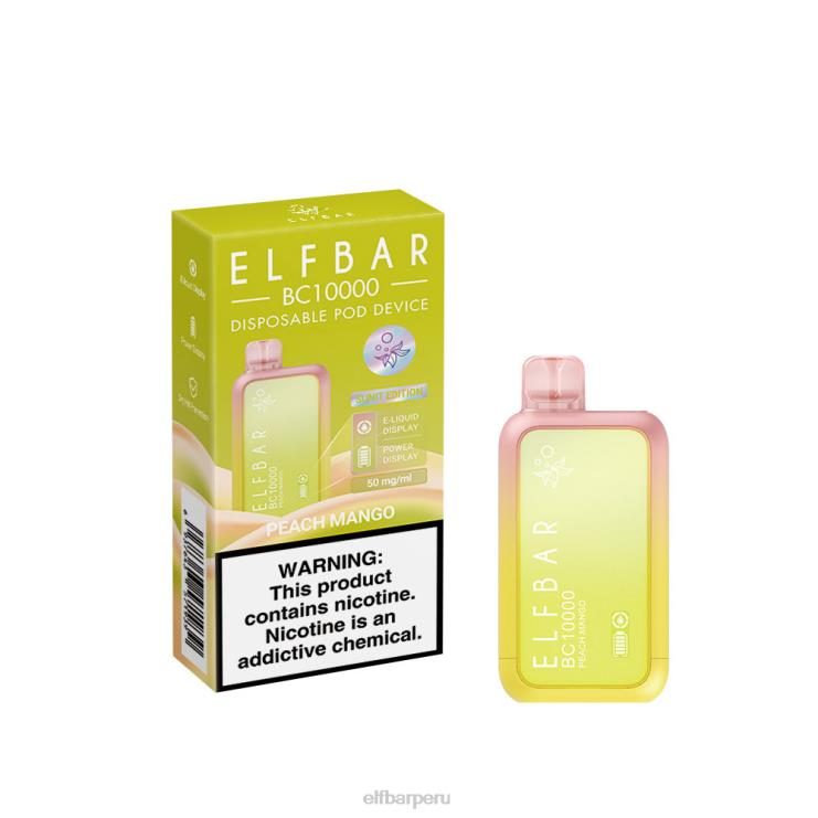6DJVV12 ELFBAR Venta superior del vape bc10000 desechable del mejor sabor mango durazno