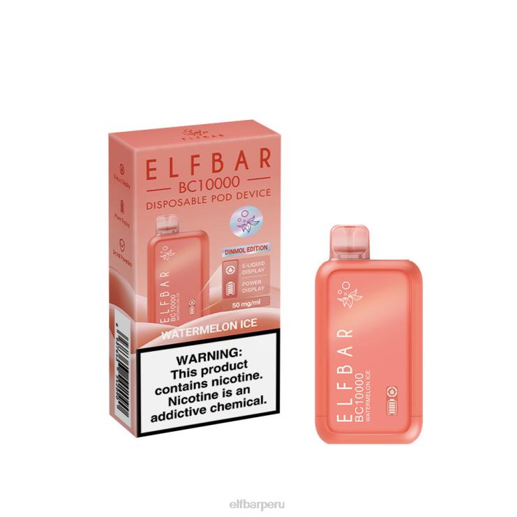 6DJVV15 ELFBAR Venta superior del vape bc10000 desechable del mejor sabor hielo de sandia