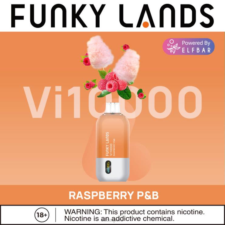 6DJVV162 ELFBAR Funky Lands desechables vape vi10000 bocanadas colada de durazno