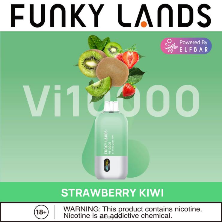 6DJVV167 ELFBAR Funky Lands desechables vape vi10000 bocanadas frambuesa p&b