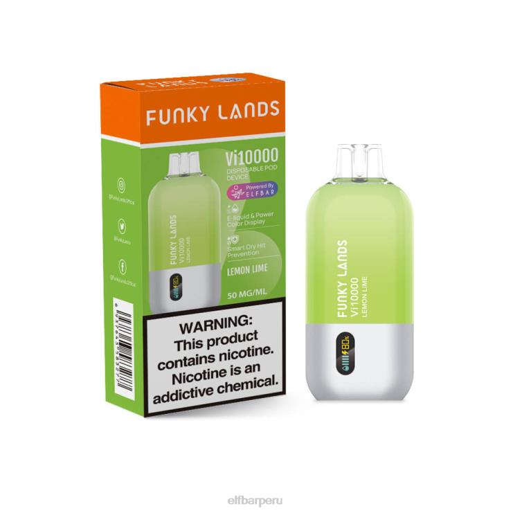 6DJVV168 ELFBAR Funky Lands desechables vape vi10000 bocanadas hielo de sandia