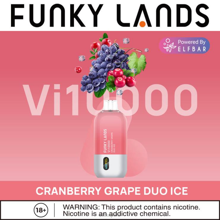 6DJVV170 ELFBAR Funky Lands desechables vape vi10000 bocanadas café helado clásico