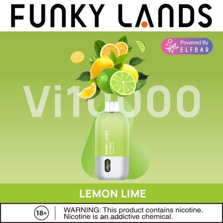 6DJVV170 ELFBAR Funky Lands desechables vape vi10000 bocanadas café helado clásico