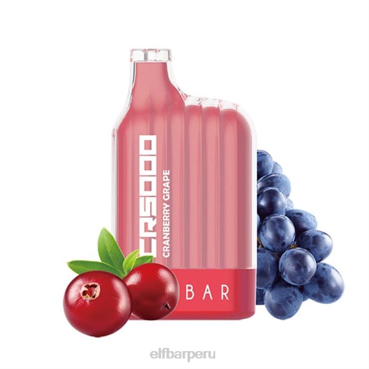 6DJVV26 ELFBAR vaporizador desechable cr5000 5000 inhalaciones uva de arándano