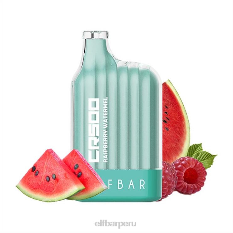 6DJVV28 ELFBAR vaporizador desechable cr5000 5000 inhalaciones sandía frambuesa