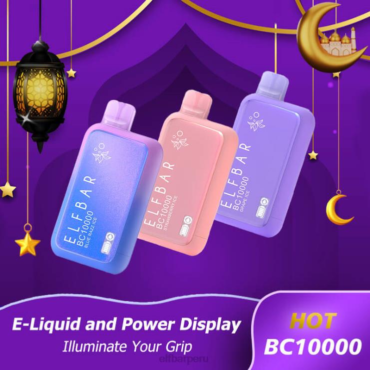 6DJVV35 ELFBAR vape desechable nuevo bc10000 10000puffs arándano mora