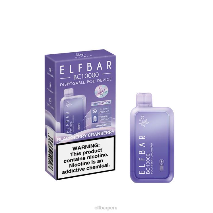 6DJVV35 ELFBAR vape desechable nuevo bc10000 10000puffs arándano mora