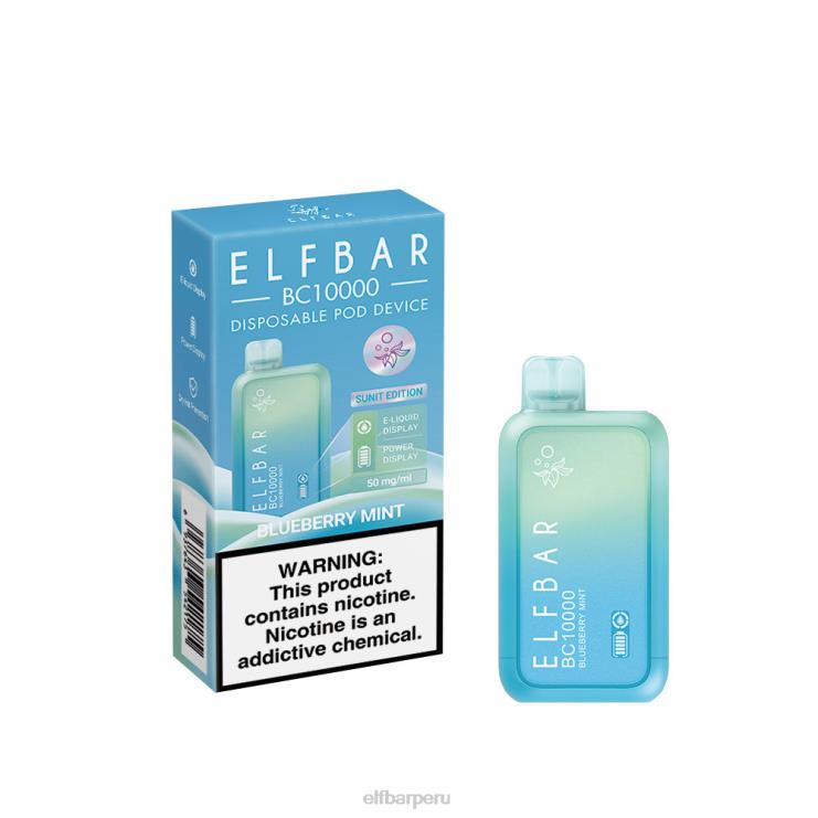 6DJVV37 ELFBAR vape desechable nuevo bc10000 10000puffs menta de arándanos