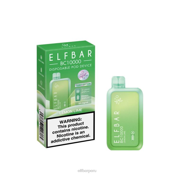 6DJVV41 ELFBAR vape desechable nuevo bc10000 10000puffs Lima Limon