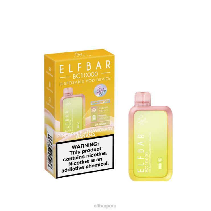 6DJVV43 ELFBAR vape desechable nuevo bc10000 10000puffs piña fresa plátano