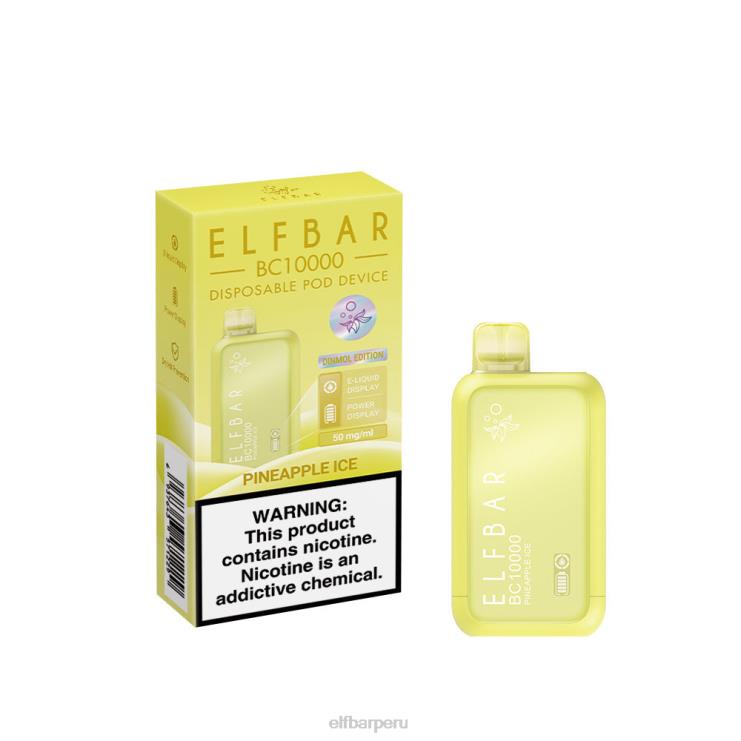 6DJVV8 ELFBAR Serie de hielo vape bc10000 desechable con el mejor sabor hielo de fresa