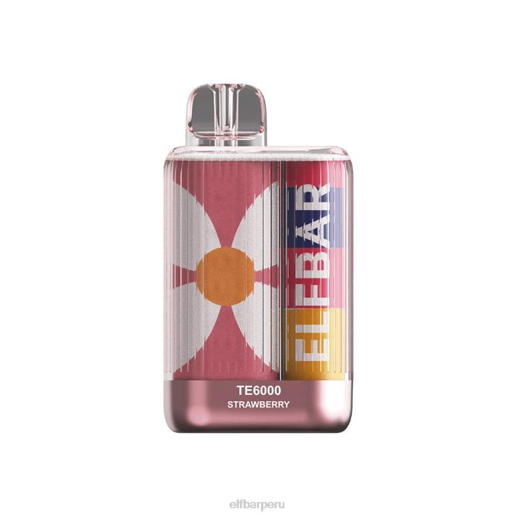 6DJVV94 ELFBAR combos de fresa vape te6000 desechables Fresa plátano