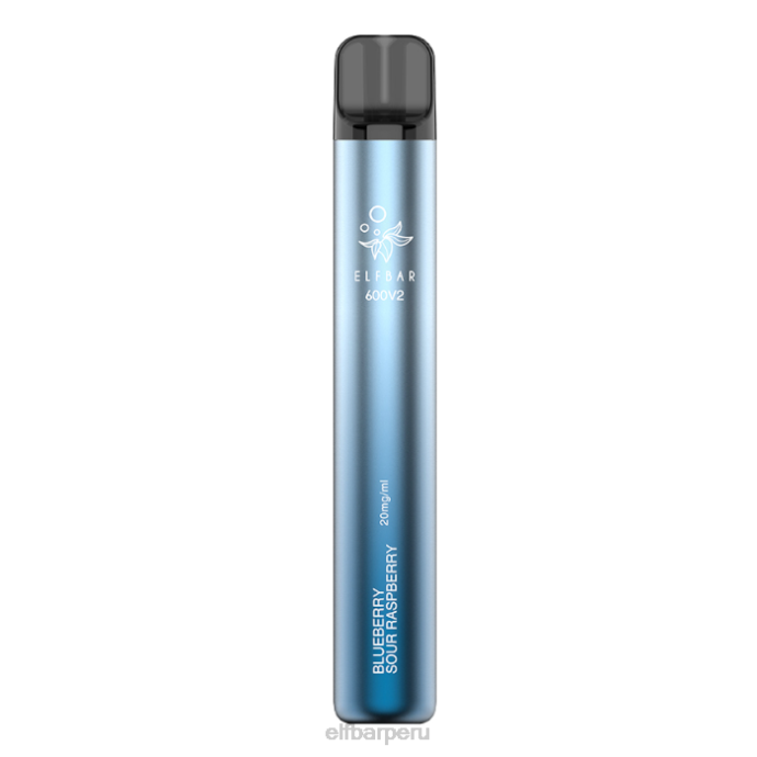 Vaporizador desechable elfbar 600v2 - 20 mg 06XD10 arándano frambuesa agria