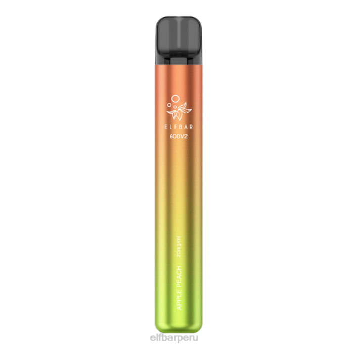 Vaporizador desechable elfbar 600v2 - 20 mg 06XD11 durazno manzana