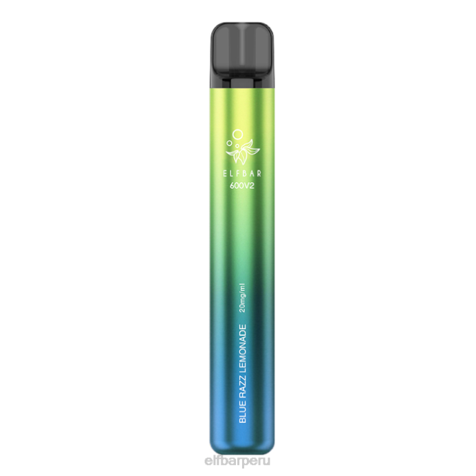 Vaporizador desechable elfbar 600v2 - 20 mg 06XD13 limonada azul razz