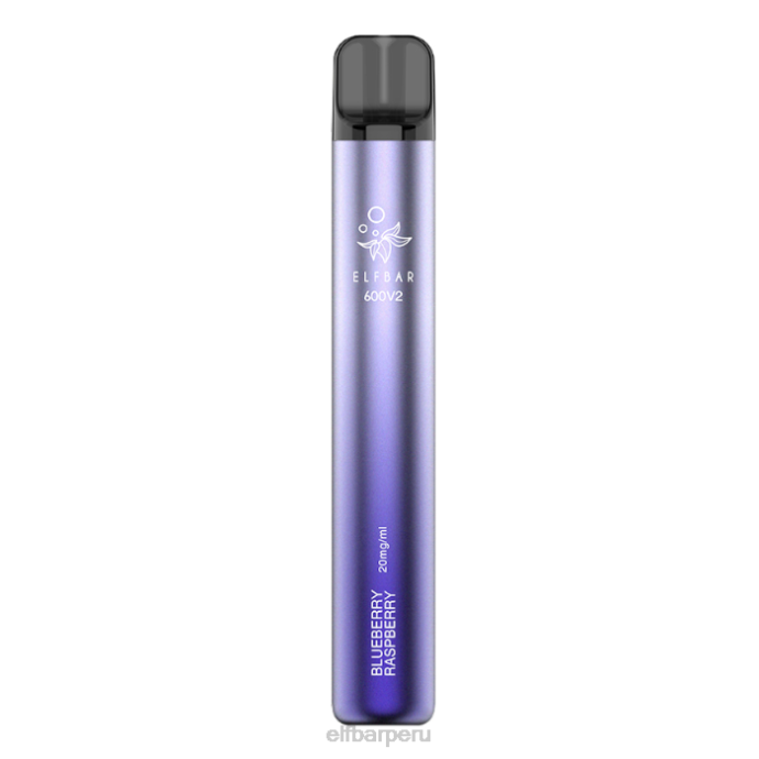 Vaporizador desechable elfbar 600v2 - 20 mg 06XD16 frambuesa arándano