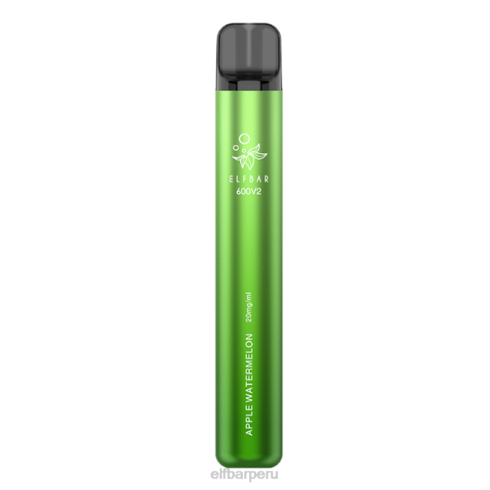 Vaporizador desechable elfbar 600v2 - 20 mg 06XD21 sandia manzana