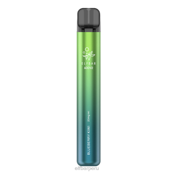 Vaporizador desechable elfbar 600v2 - 20 mg 06XD23 kiwi de arándanos